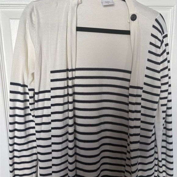 CAbi Black and White Striped Cardigan - Picture 4 of 4